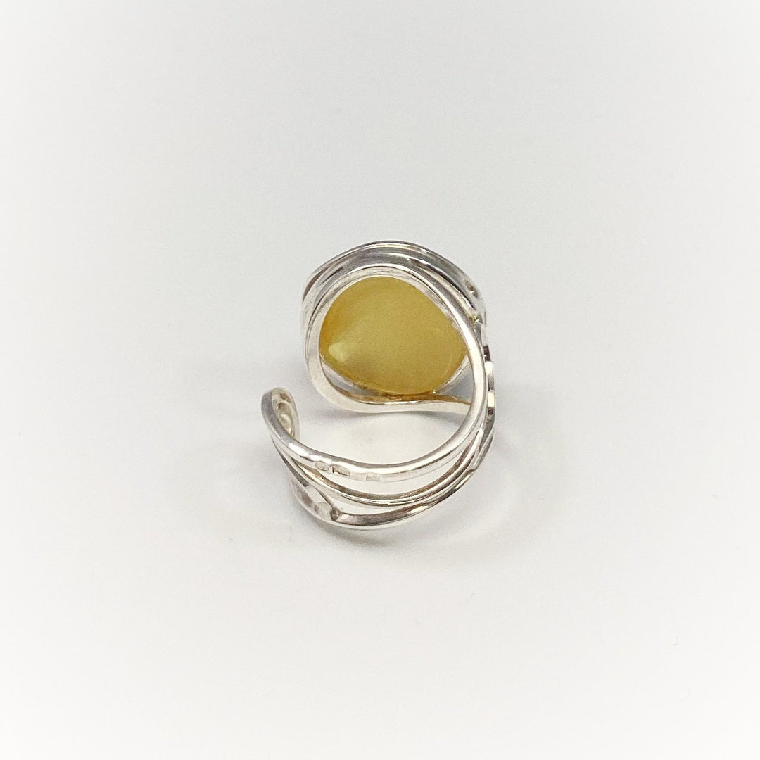 Butterscotch Amber Ring - Rocks and Gems Canada