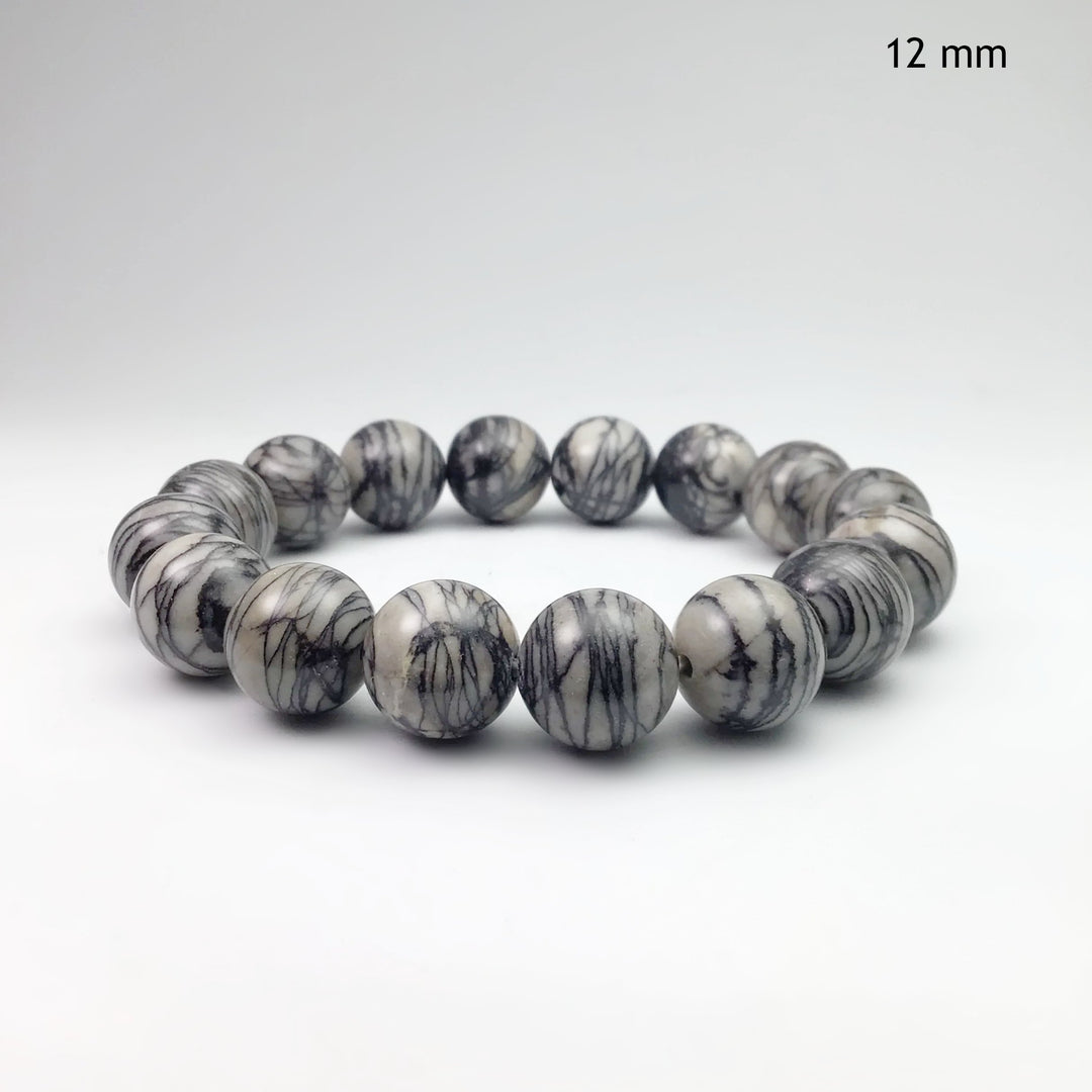 Web Jasper Beaded Bracelet - Rocks and Gems Canada