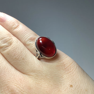 Cherry Amber Ring