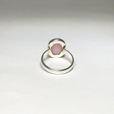 Pink Peruvian Opal Ring