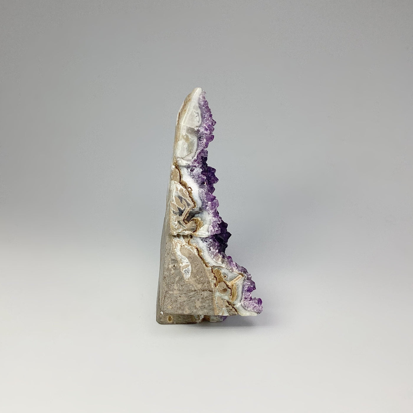 Amethyst Druze Cluster Tree Carving