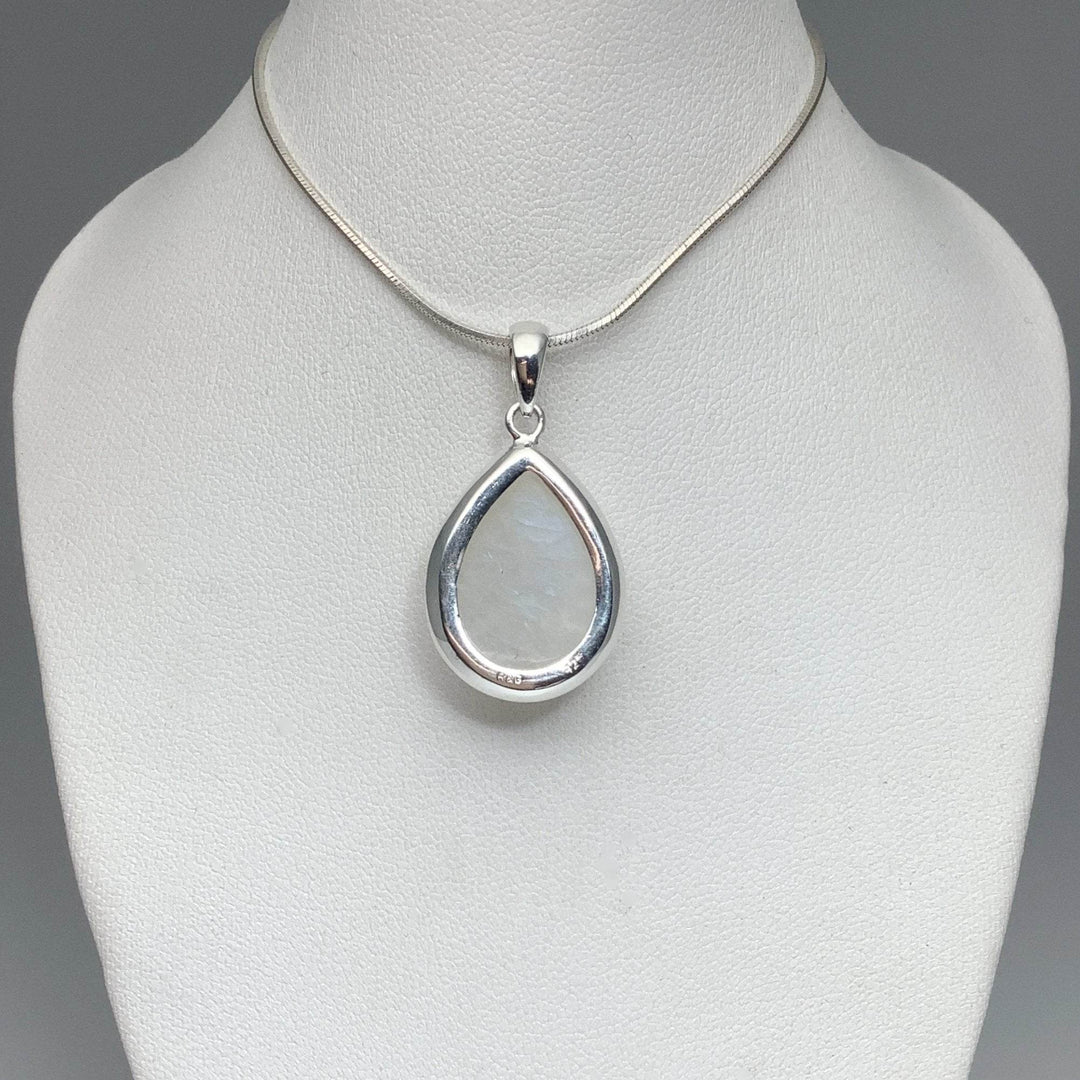 Rainbow Moonstone Pendant - Rocks and Gems Canada