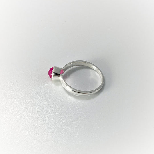 Pink Jade Ring - Rocks and Gems Canada