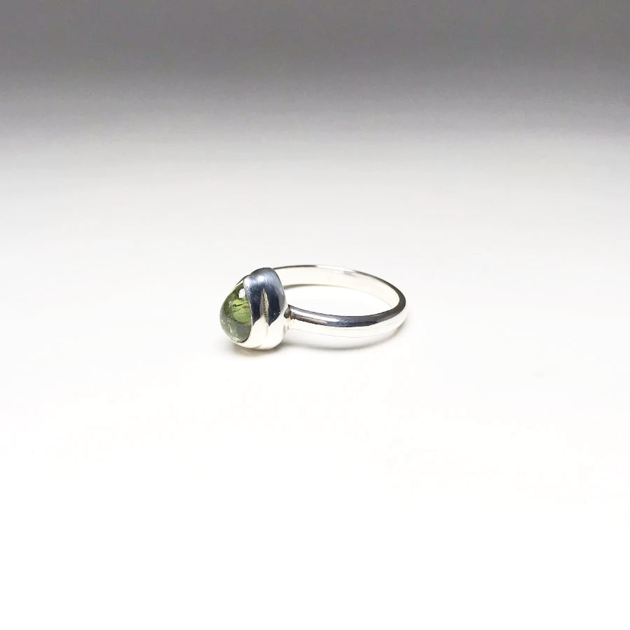 Green Tourmaline Ring - Rocks and Gems Canada