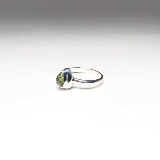 Green Tourmaline Ring - Rocks and Gems Canada