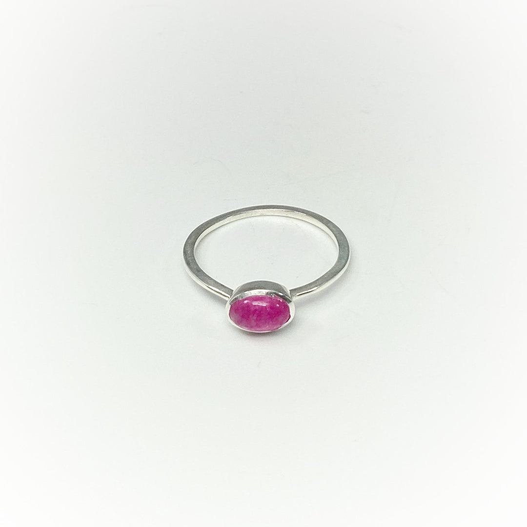 Pink Jade Ring - Rocks and Gems Canada
