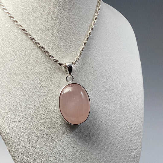 Rose Quartz Pendant - Rocks and Gems Canada