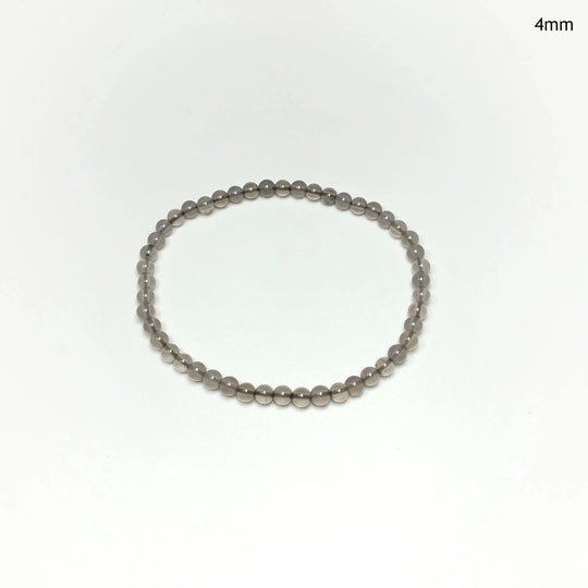 Grey Agate Beaded Bracelet - Rocks and Gems Canada