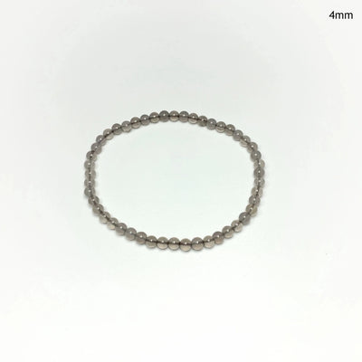 Grey Agate Beaded Bracelet