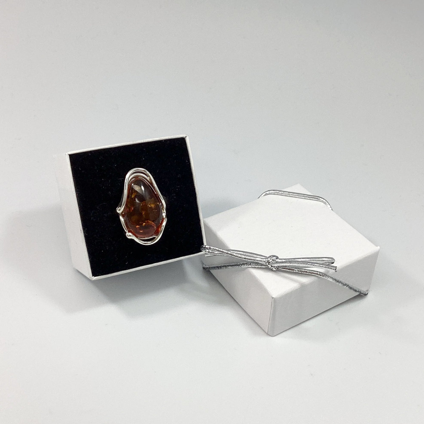 Cognac Amber Ring