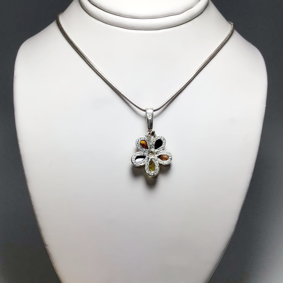 Mixed Amber Pendant - Rocks and Gems Canada