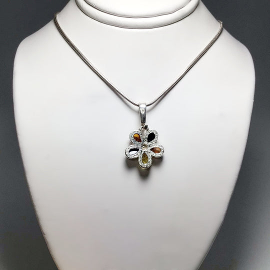 Mixed Amber Pendant - Rocks and Gems Canada