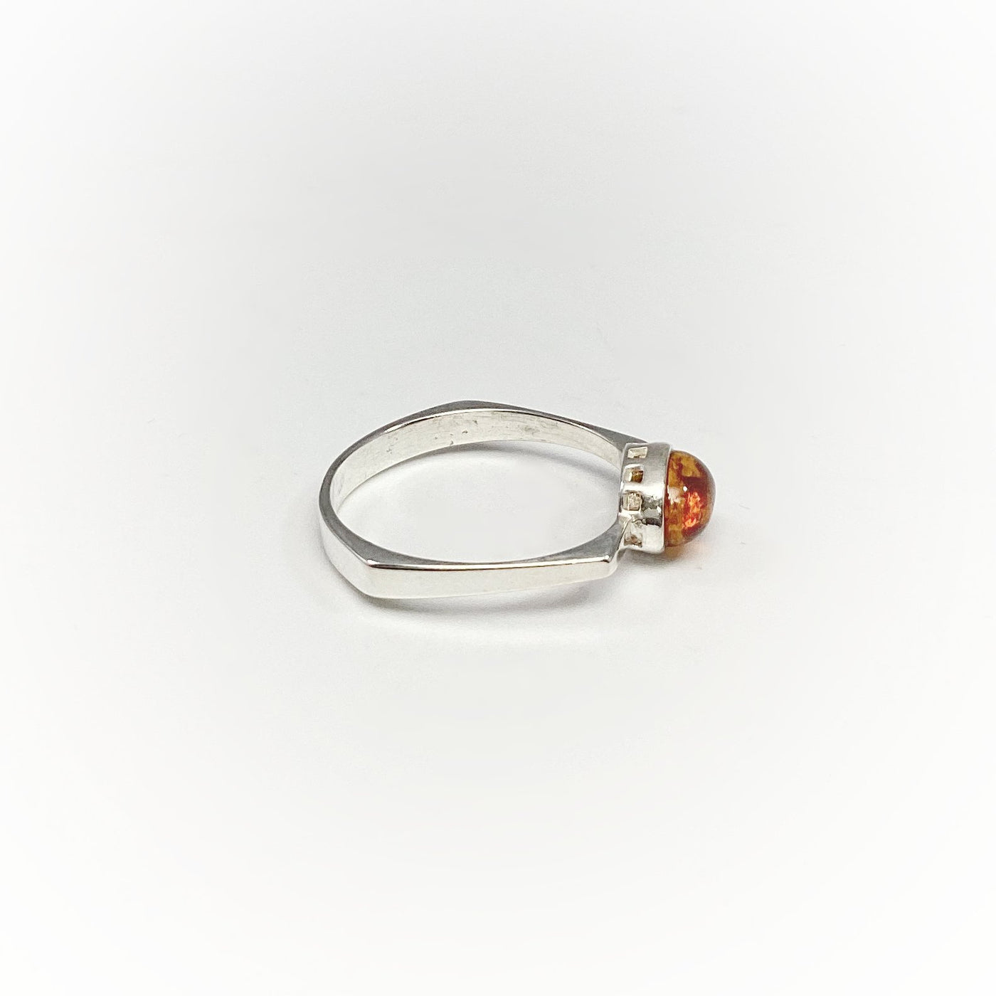 Cognac Amber Ring