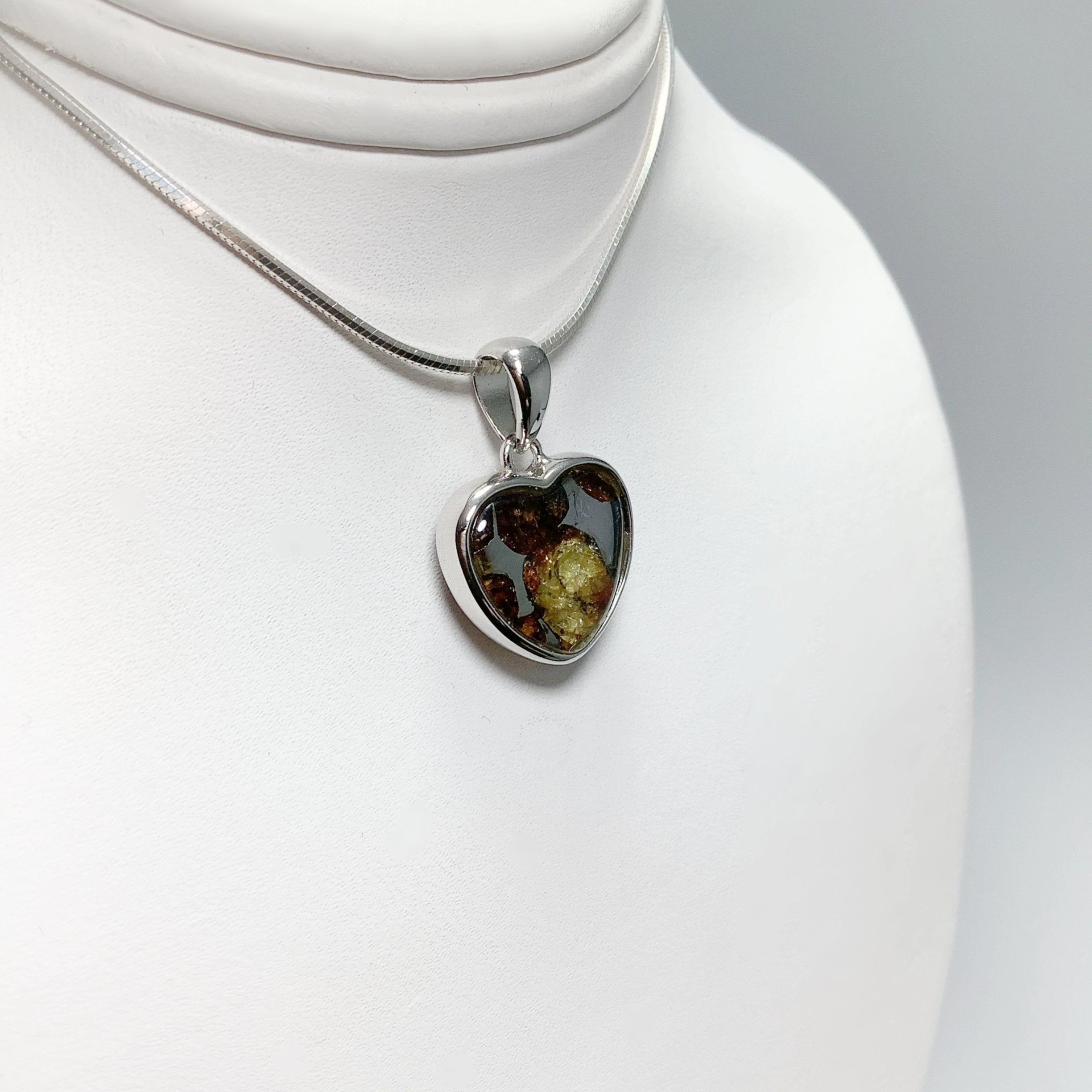 Sericho Meteorite Heart Pendant - Rocks and Gems Canada