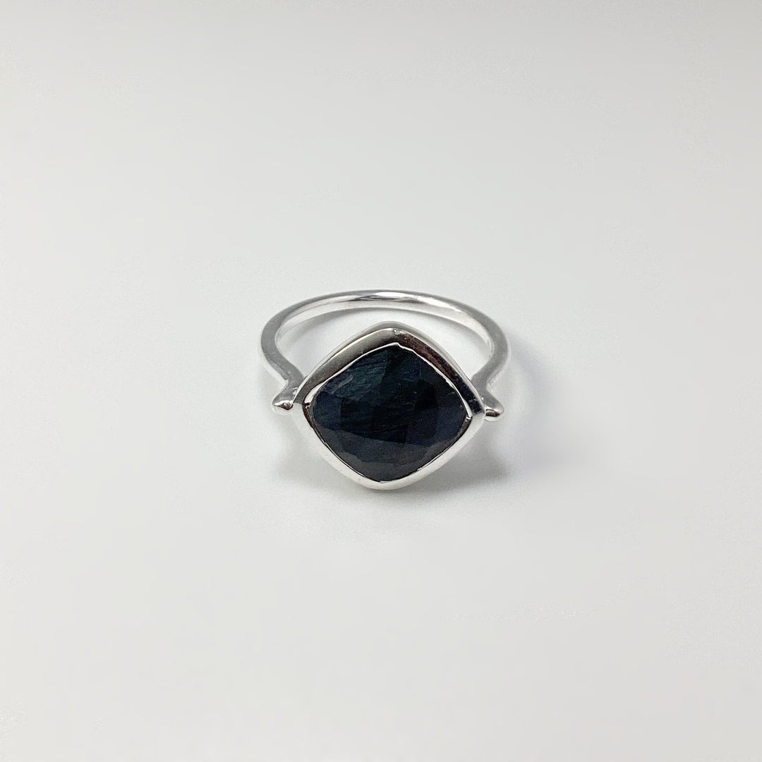 Blue Tiger Eye Ring - Rocks and Gems Canada