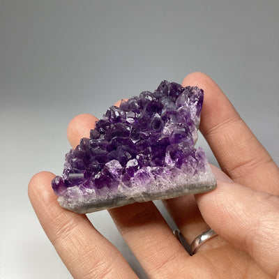 Amethyst Druze Cluster Mountain Carving