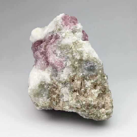 Pink Tourmaline with Aquamarine in Matrix - Rocks and Gems Canada