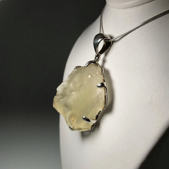 Libyan Desert Glass Pendant - Rocks and Gems Canada
