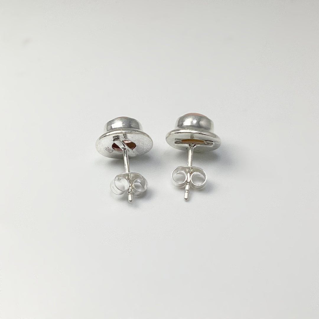 Rose Quartz Stud Earrings - Rocks and Gems Canada