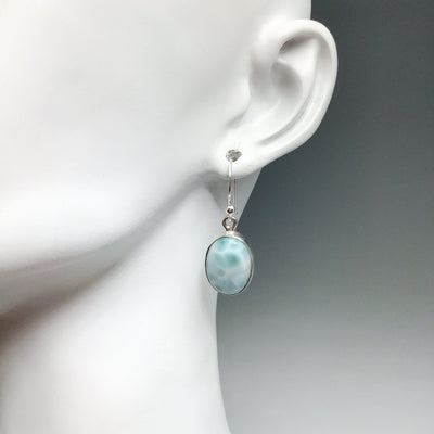 Larimar Dangle Earrings