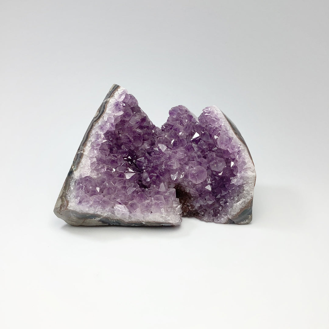 Amethyst Druze Cluster Mountain Carving - Rocks and Gems Canada