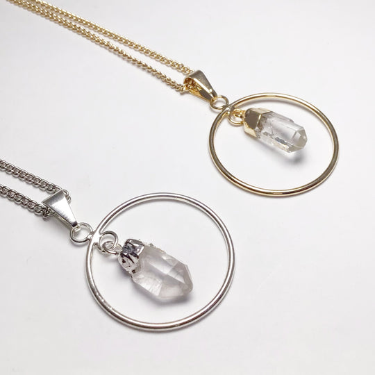 Quartz Necklace - Rocks and Gems Canada