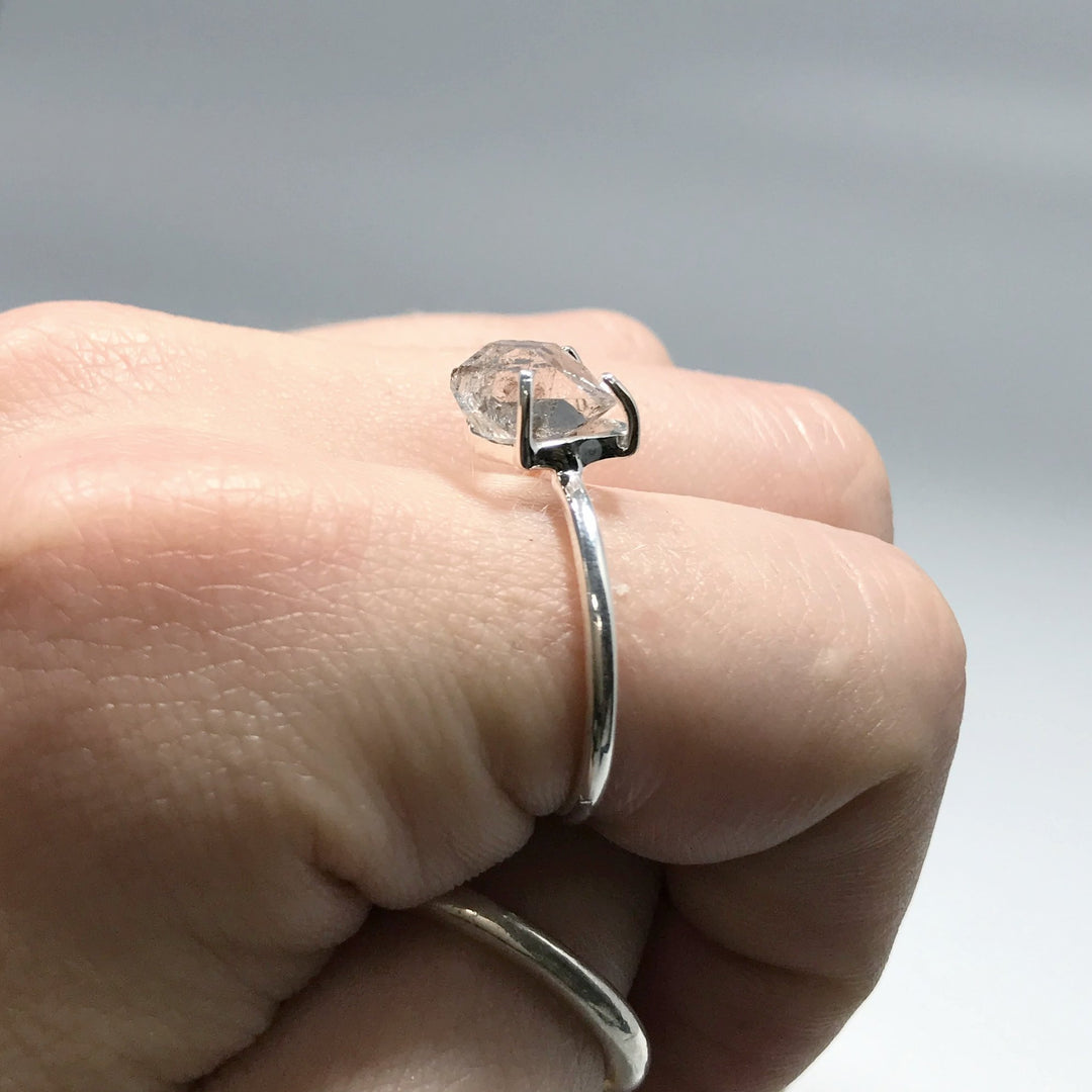 Herkimer Diamond Ring - Rocks and Gems Canada