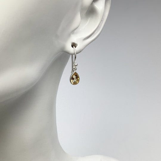 Citrine Dangle Earrings - Rocks and Gems Canada