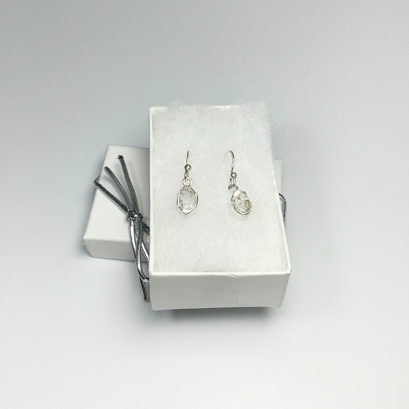 Herkimer Diamond Dangle Earrings