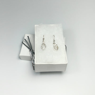 Herkimer Diamond Dangle Earrings