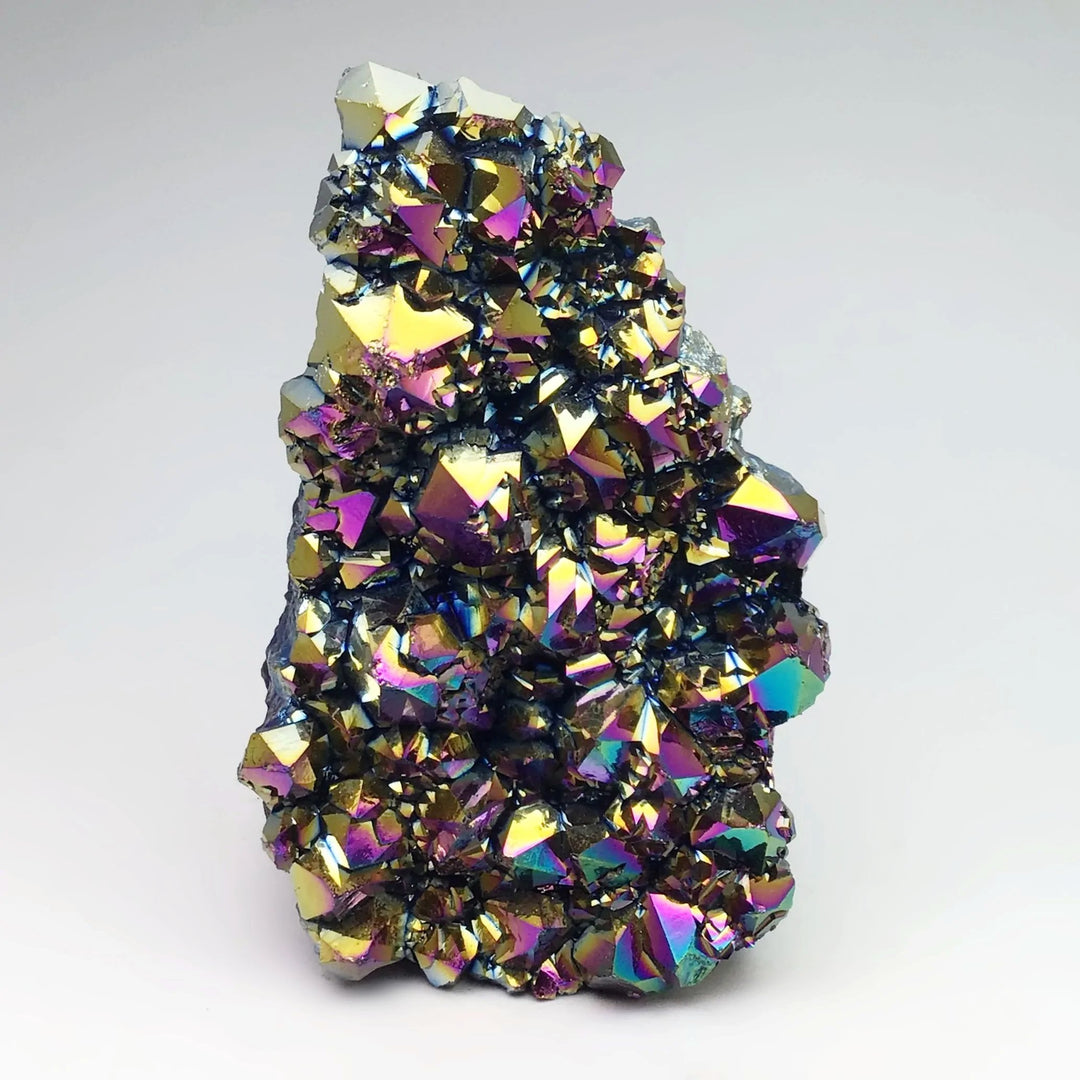 Rainbow Amethyst Druze Cluster Stand Up - Rocks and Gems Canada