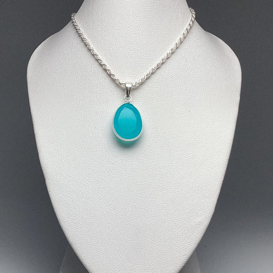 Paraiba Blue Onyx Pendant - Rocks and Gems Canada