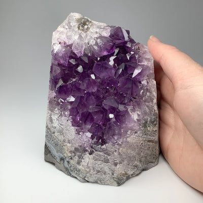Amethyst Druze Cluster Stand Up