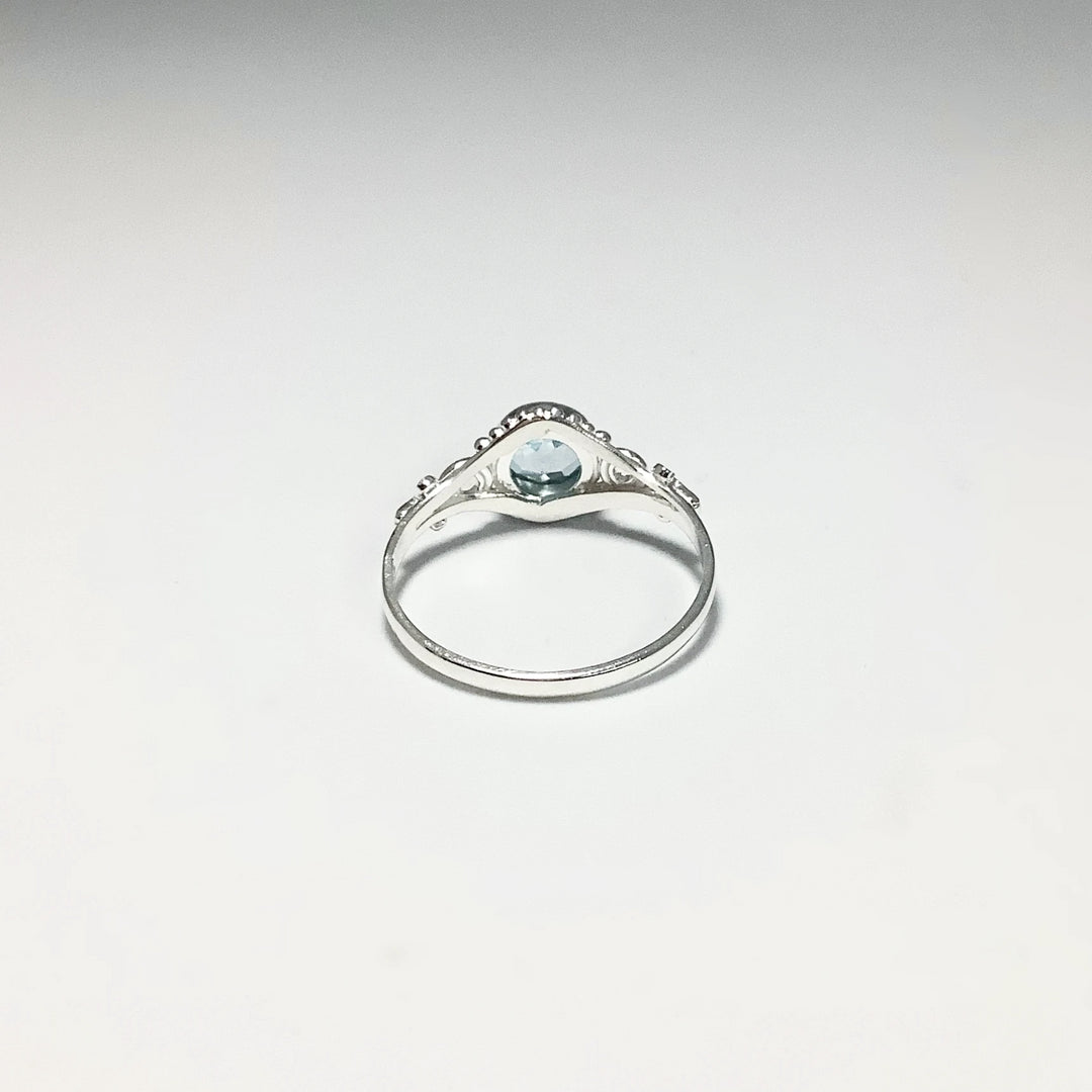 Blue Topaz Ring - Rocks and Gems Canada