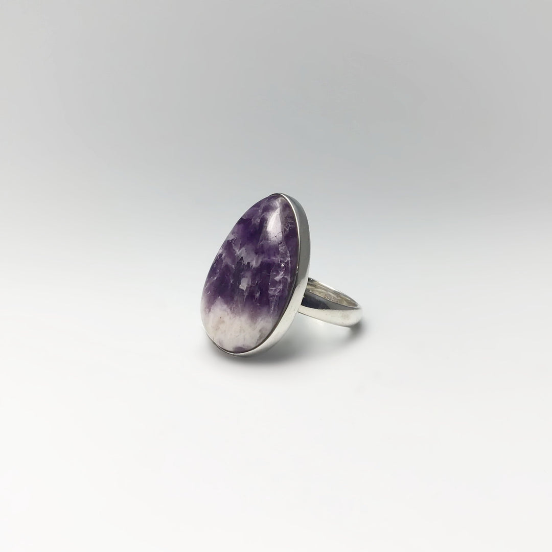 Chevron Amethyst Ring - Rocks and Gems Canada