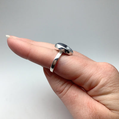 Dendritic Opal Ring
