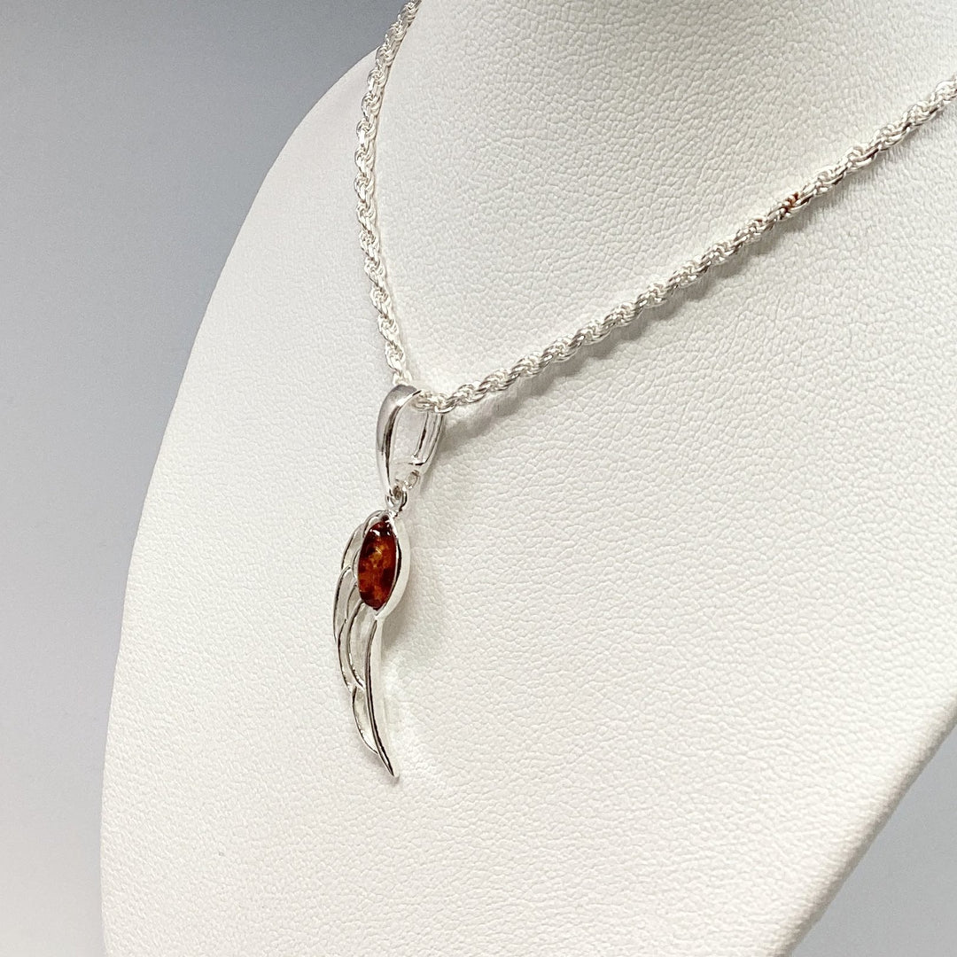 Cognac Amber Pendant - Rocks and Gems Canada