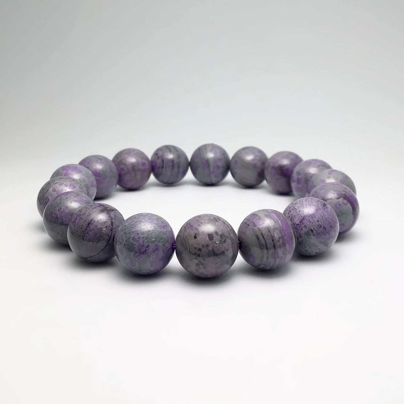 Sugilite Beaded Bracelet - 12mm - High Quality