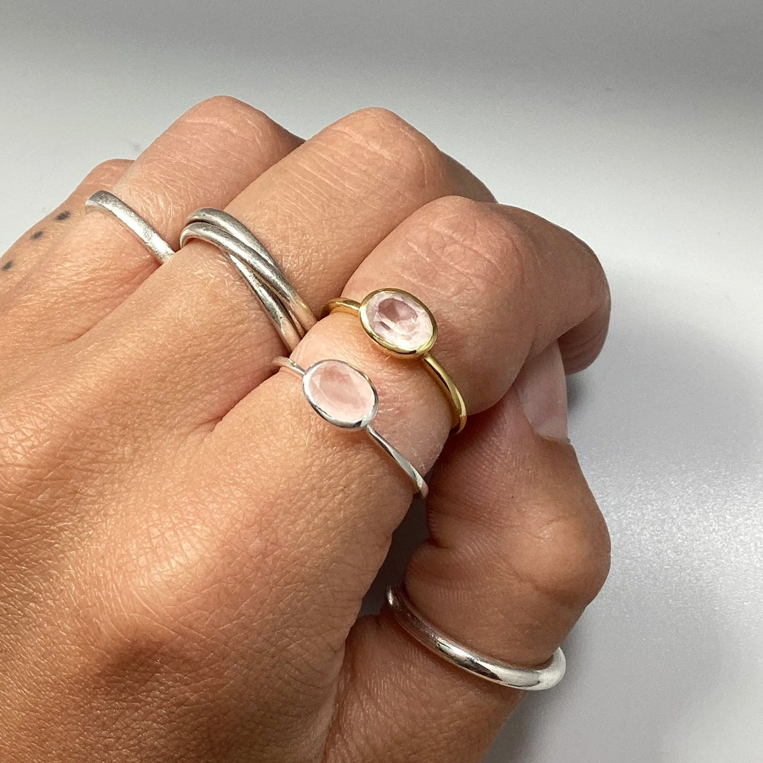 Rose Quartz Ring - Rocks and Gems Canada