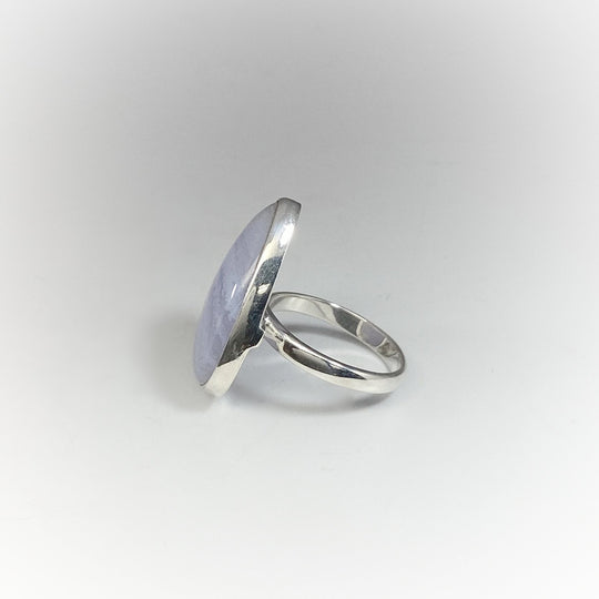 Blue Lace Agate Ring - Rocks and Gems Canada