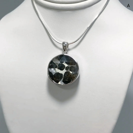 Sericho Meteorite Faceted Pendant - Rocks and Gems Canada