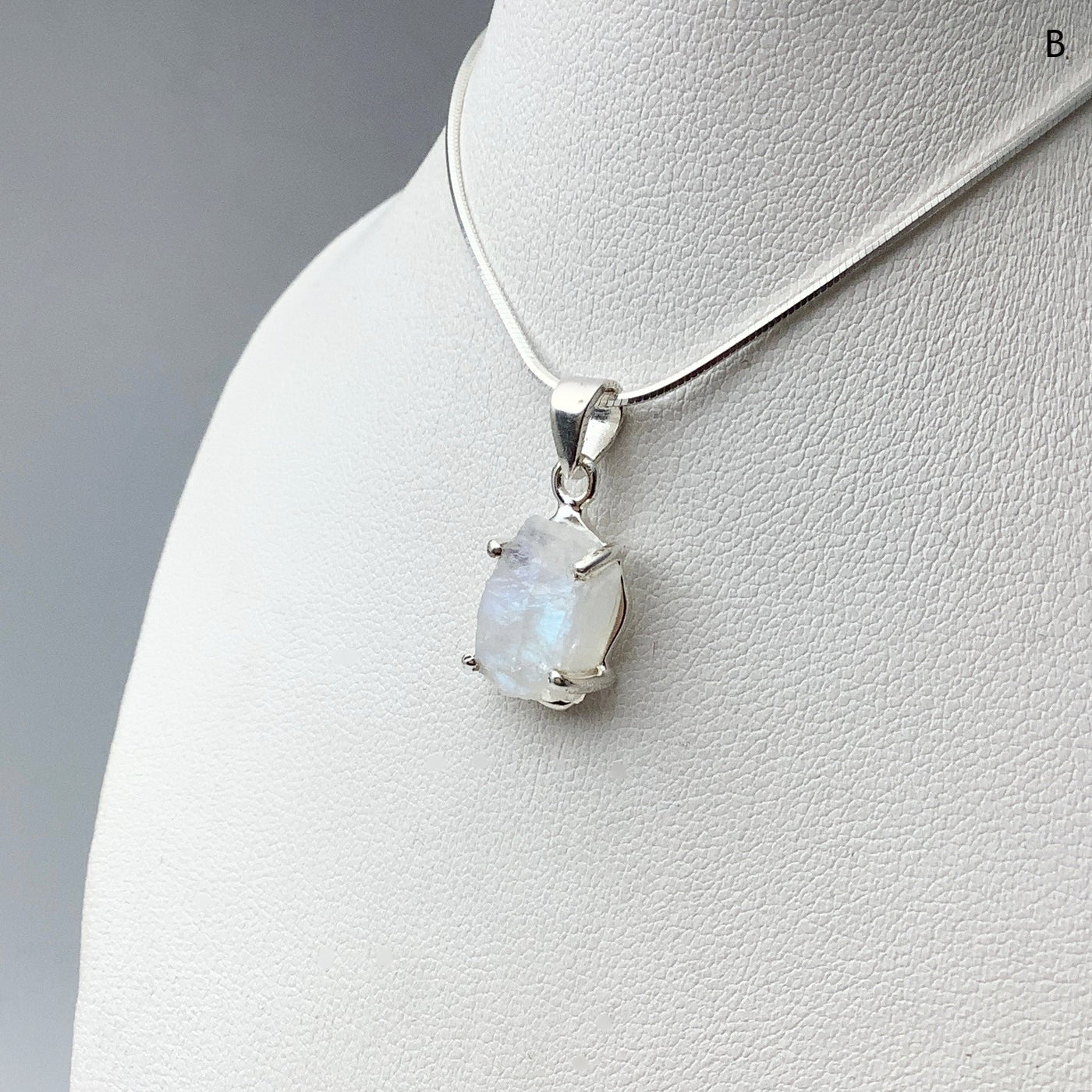 Raw Moonstone Pendant