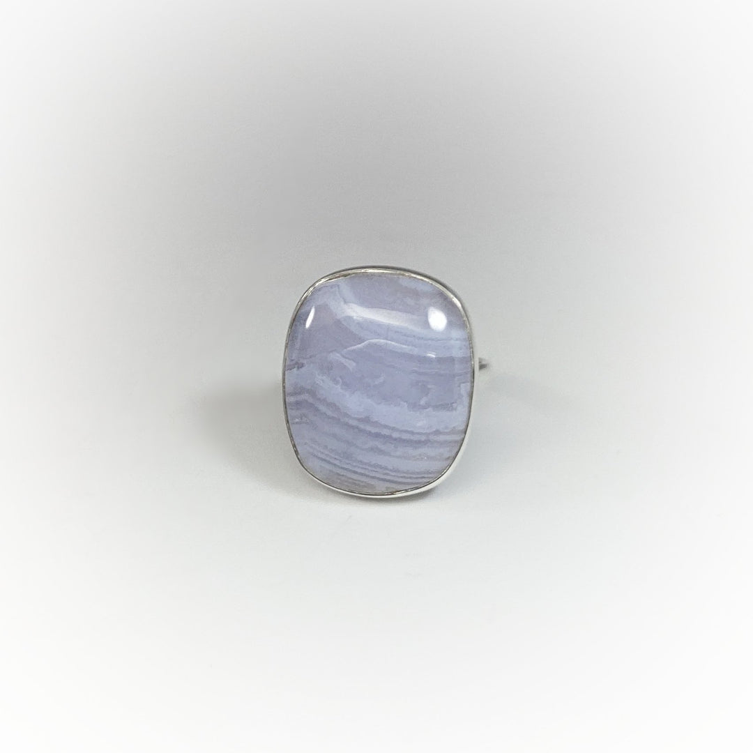 Blue Lace Agate Ring - Rocks and Gems Canada