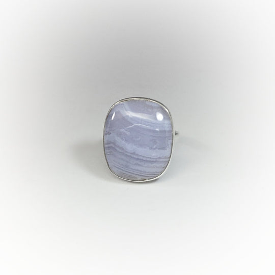 Blue Lace Agate Ring - Rocks and Gems Canada