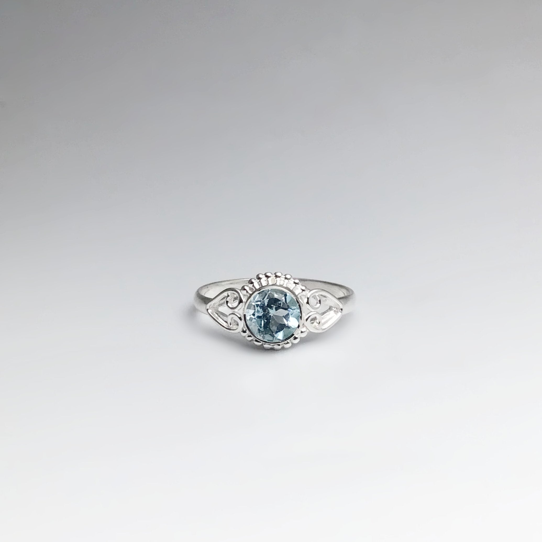 Blue Topaz Ring - Rocks and Gems Canada