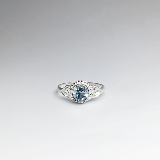 Blue Topaz Ring - Rocks and Gems Canada