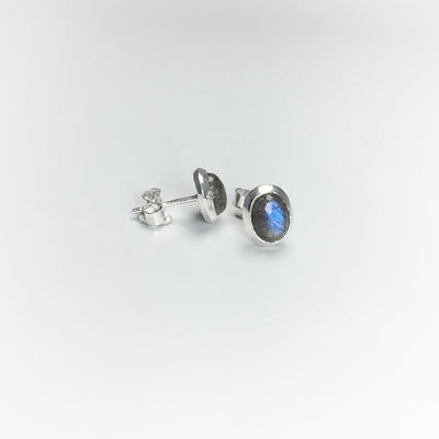 Labradorite Stud Earrings
