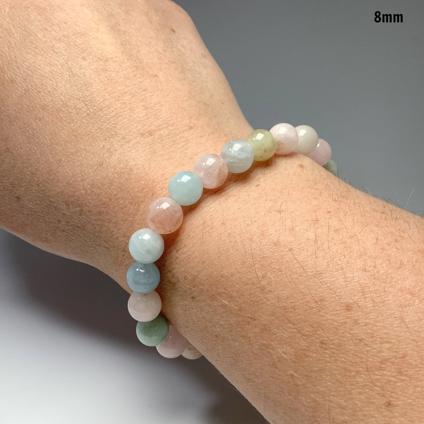 1 Pc Fengbaowu Natural Beryl Morganite Bracelet Round Beads Crystal Quartz  Healing Stone Fashion Women Jewelry Gift - AliExpress
