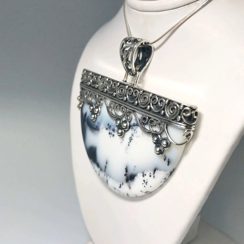 Dendritic Opal Pendant - Rocks and Gems Canada