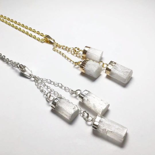 Selenite Necklace - Rocks and Gems Canada